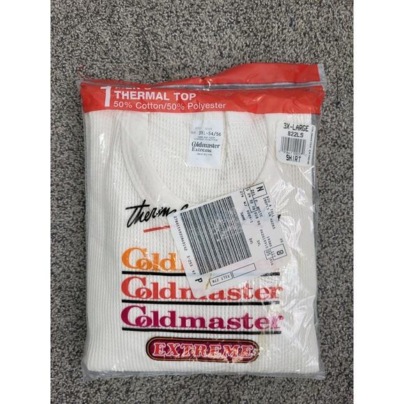 VTG Coldmaster Extreme Thermal Shirt Men’s 3XL Long Underwear Top Made USA NWT - Picture 1 of 4